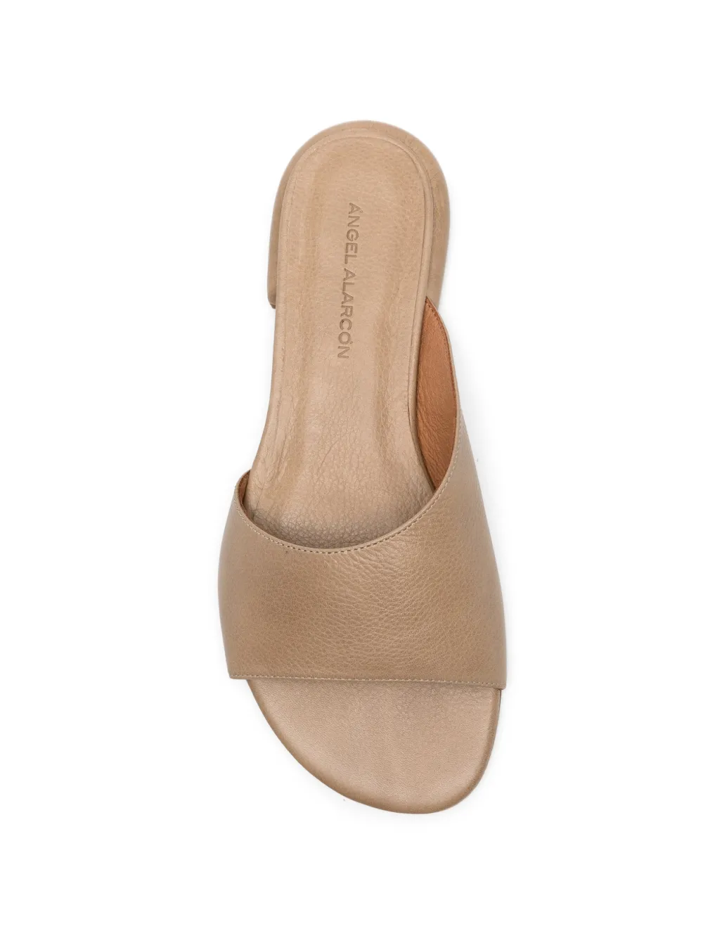 ANGEL ALARCON Lucia leren sandalen Beige