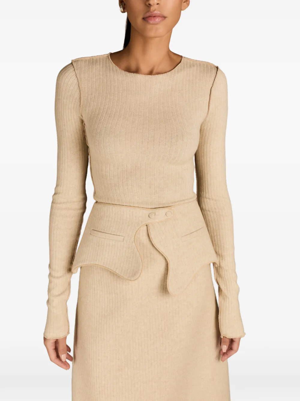 MARK-OFF York peplum belt - Toni neutri