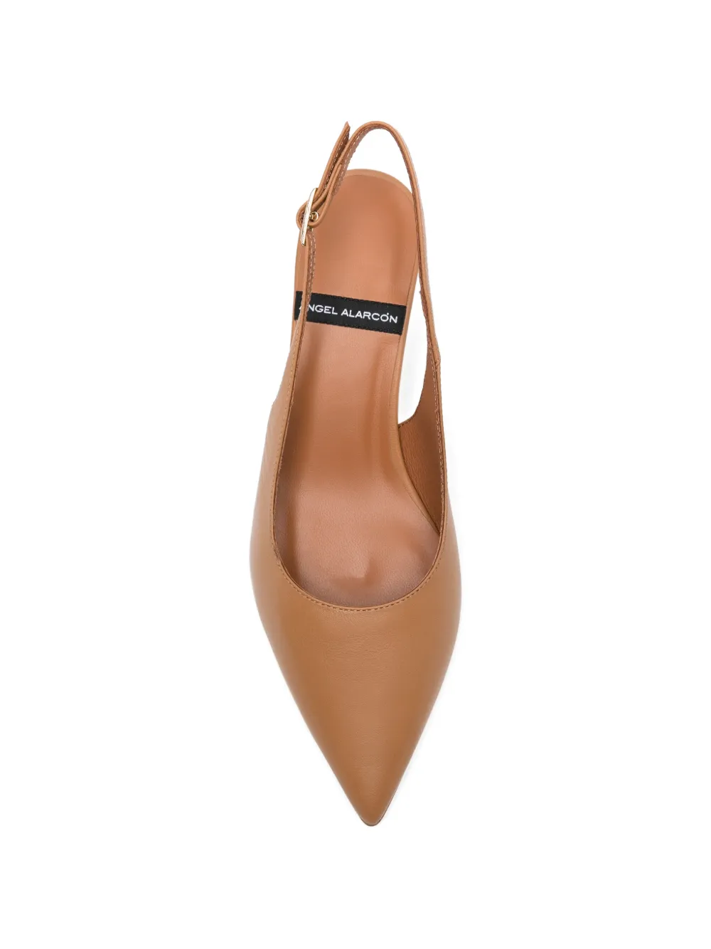 ANGEL ALARCON Suzanne slingback pumps Beige