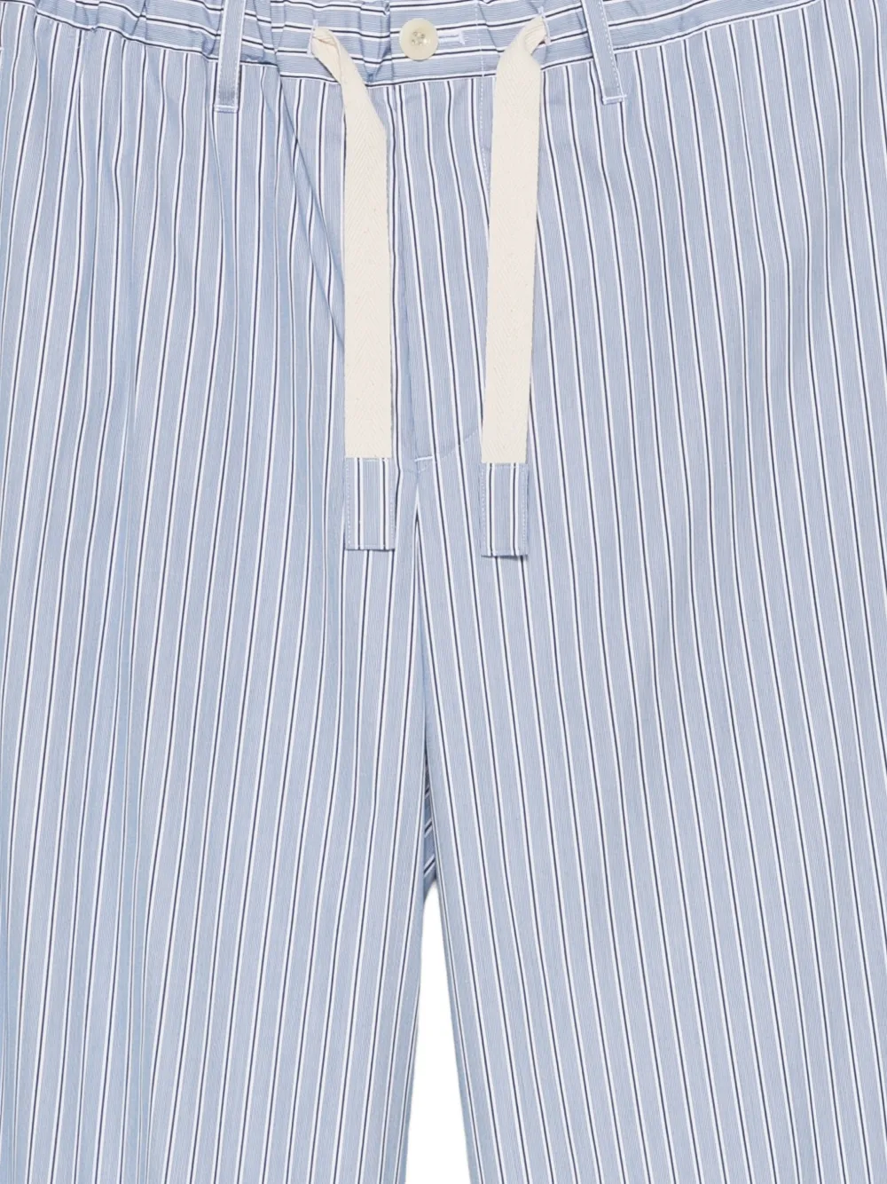 sacai Broek met trekkoordtaille Blauw
