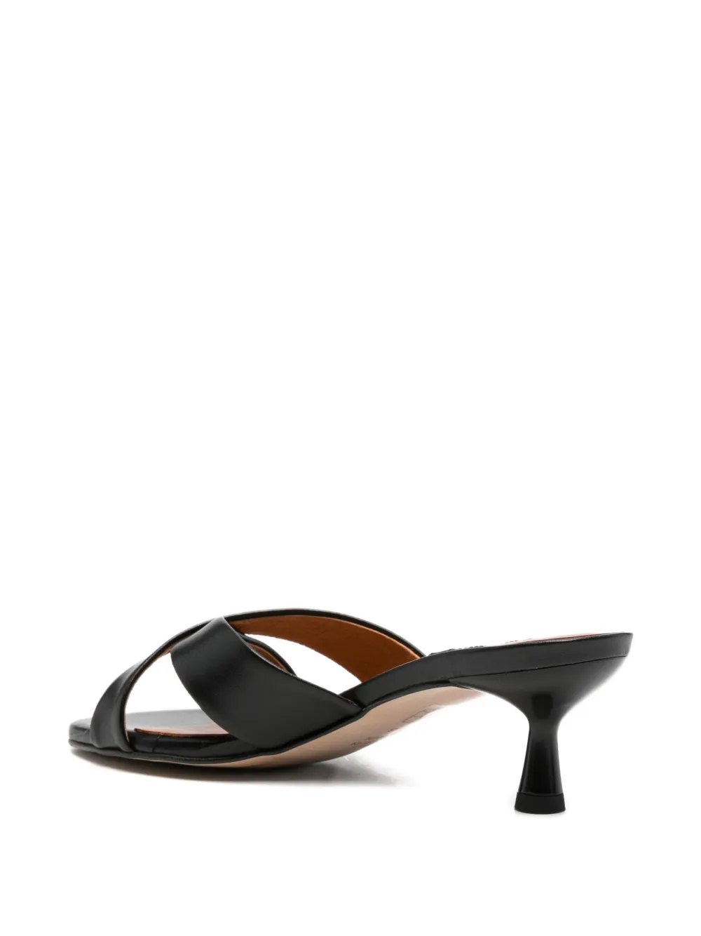 ANGEL ALARCON Elodia sandalen met rond teenbandje Zwart