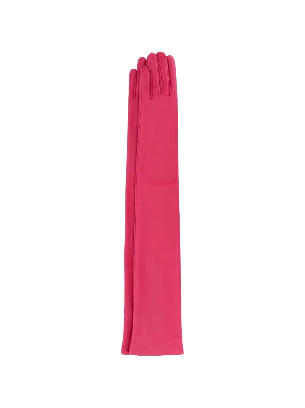 Balenciaga leather long gloves - Rosa