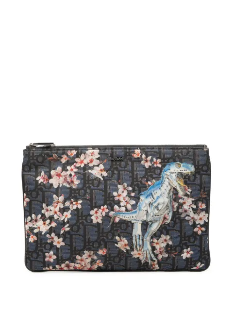 Christian Dior Pre-Owned 2018 Hajime Sorayama Oblique Nylon Safari clutch bag