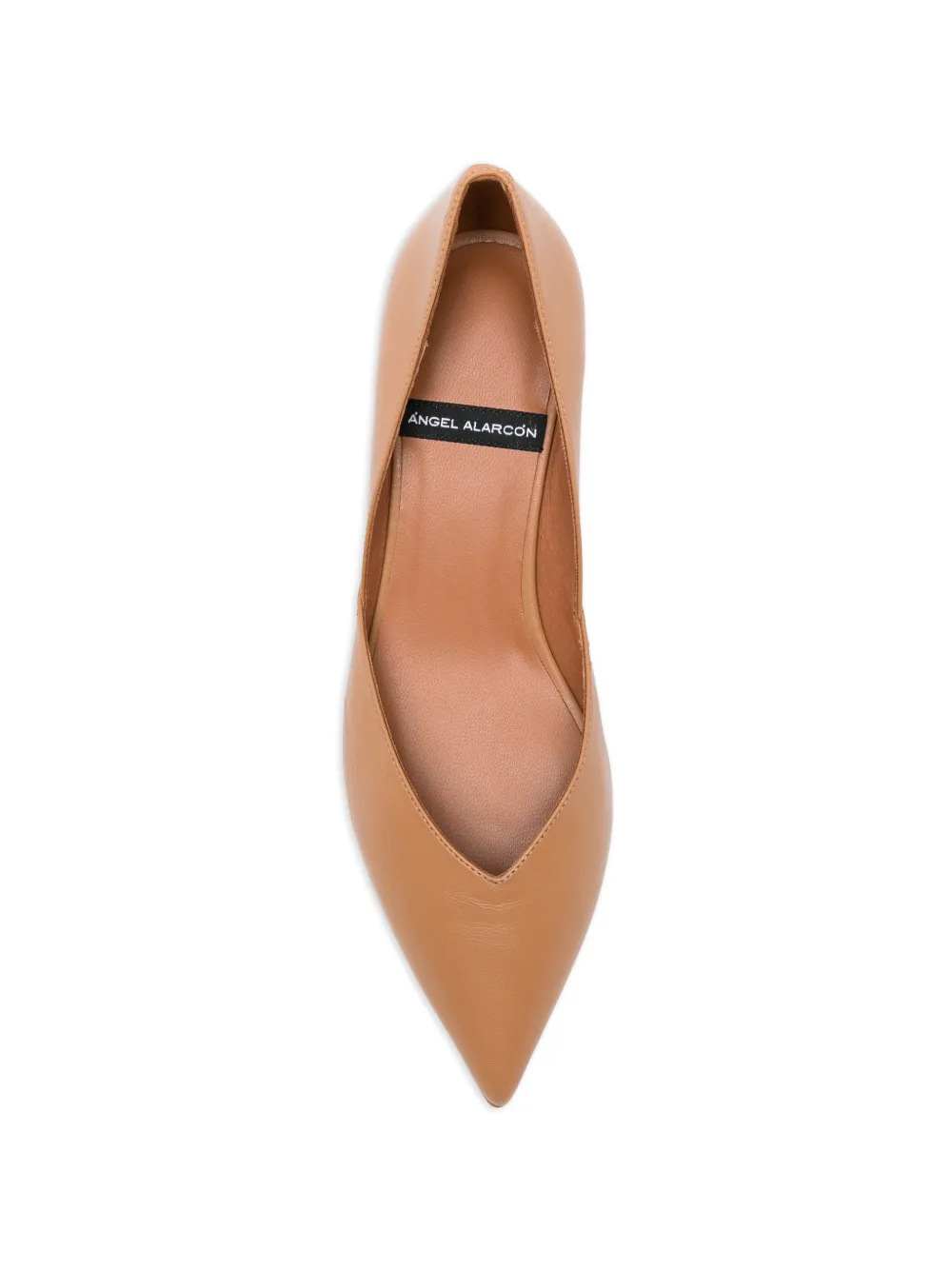 ANGEL ALARCON Brizia pumps met puntige neus Beige