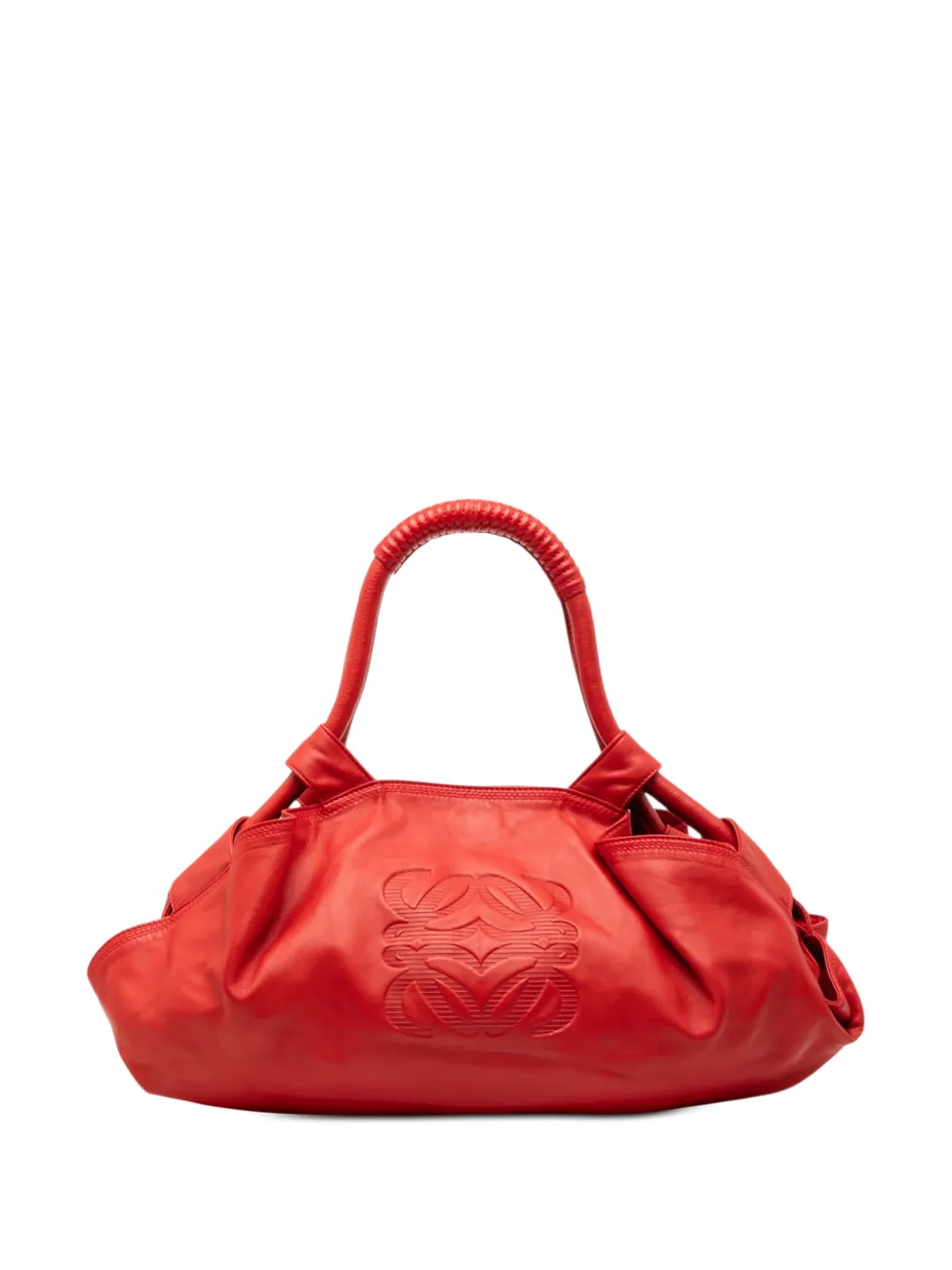 Loewe Pre-Owned 2000-2025 Nappa Aire hobo bag - Rosso