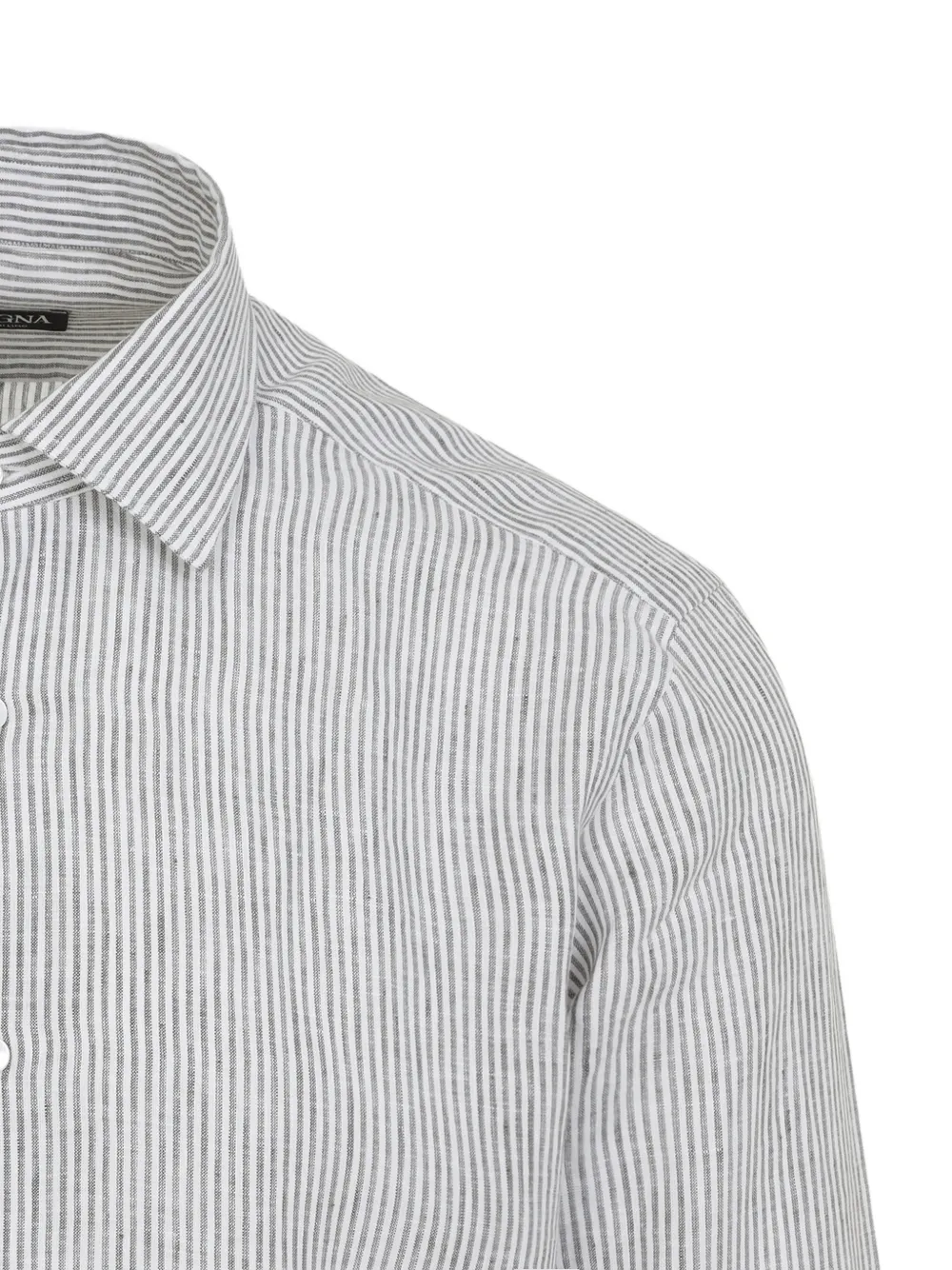 Zegna Gestreept overhemd Wit
