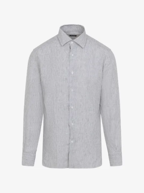 Zegna Gestreiftes Hemd