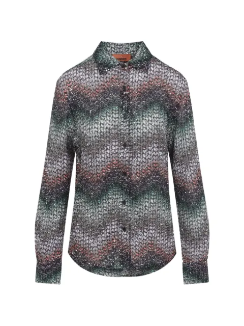 Missoni camisa con lentejuelas