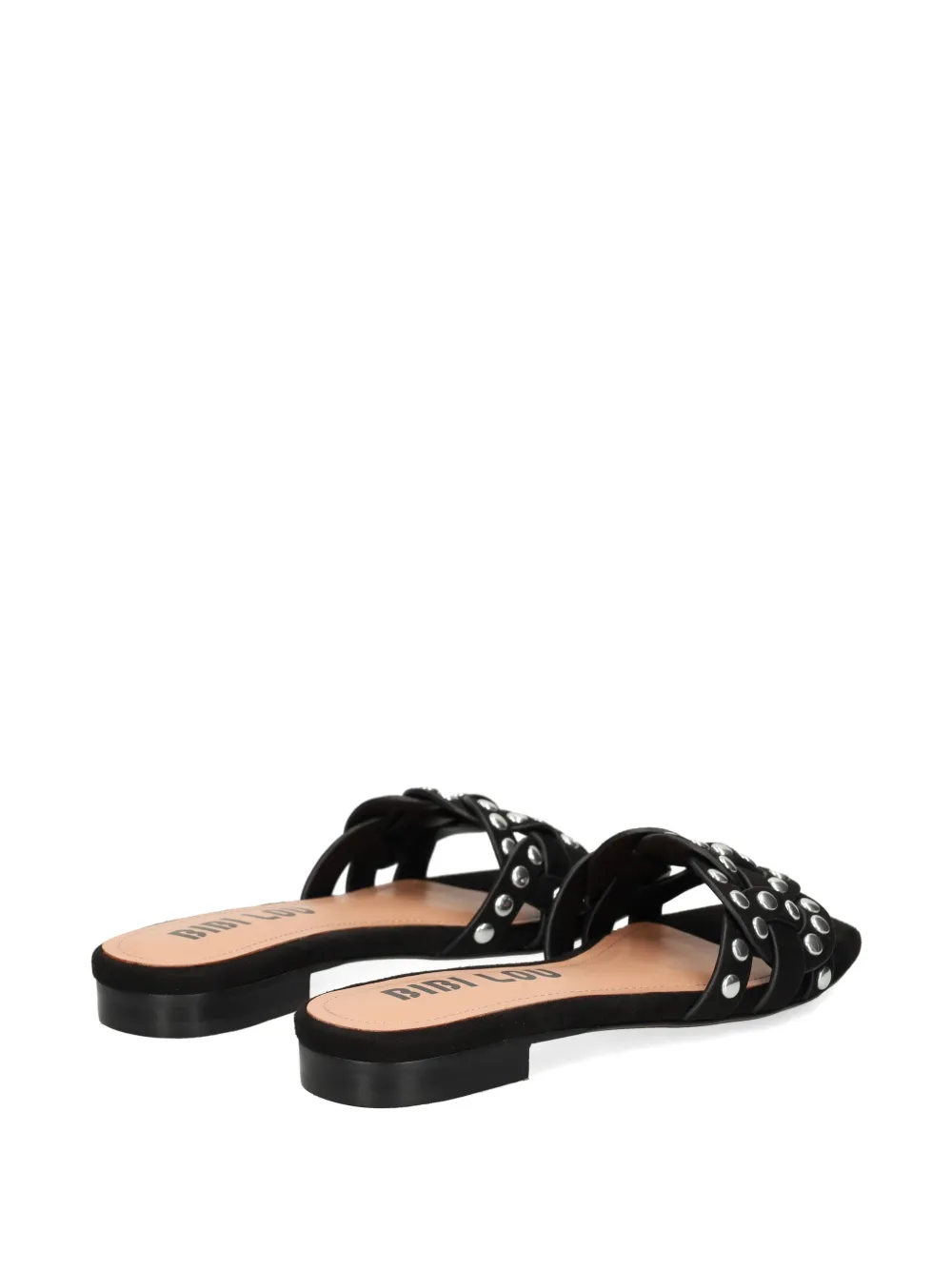 Bibi Lou studded braided sandals Zwart