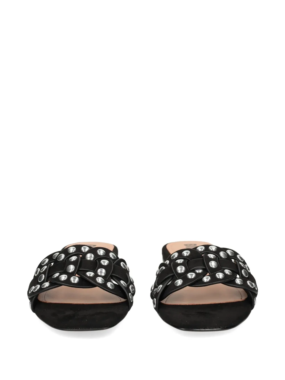Bibi Lou studded braided sandals Zwart