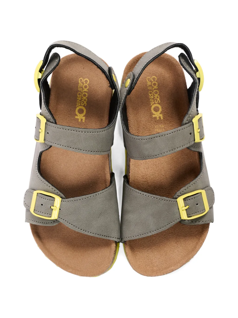 Colors Of California Sandalen met gesp Grijs