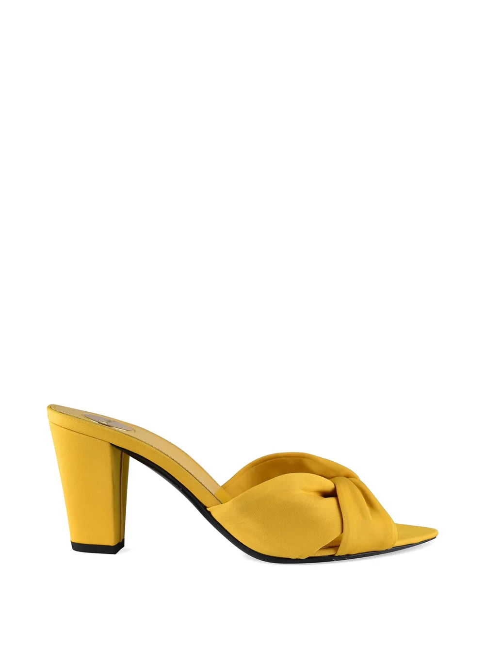 Saint Laurent Franciane twisted sandals Geel