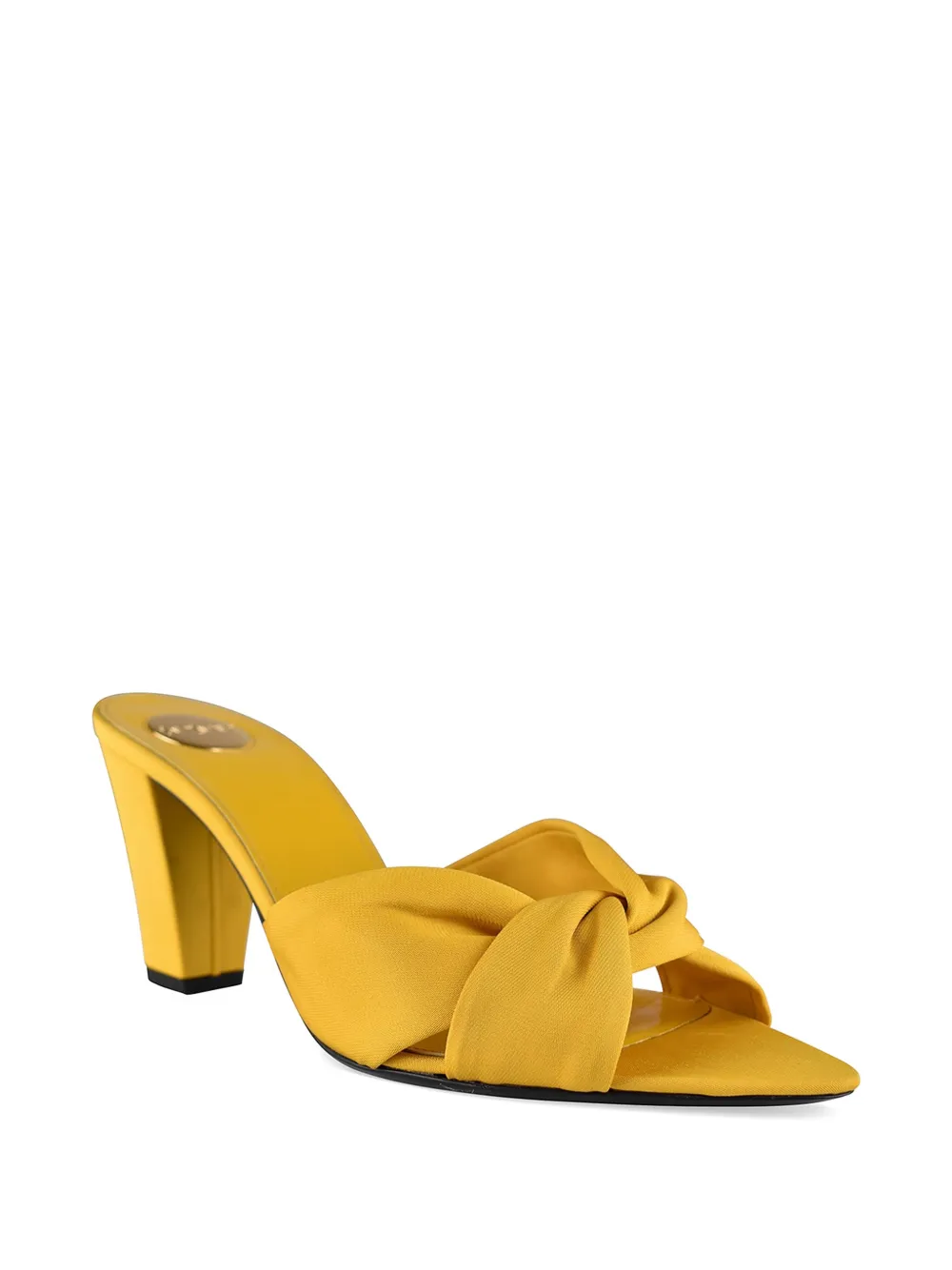 Saint Laurent Franciane twisted sandals Geel