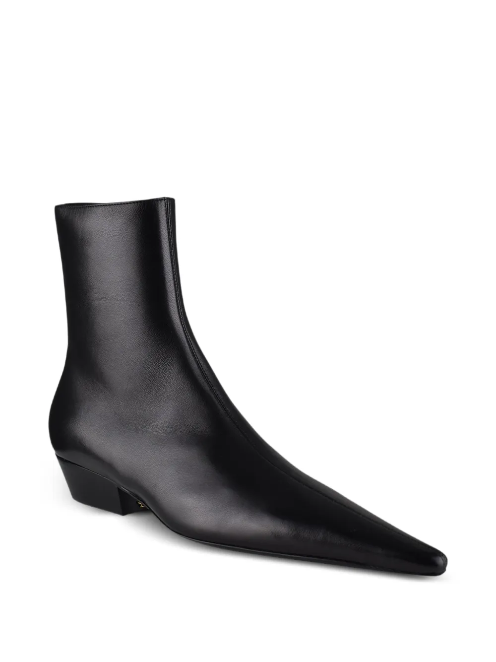 Saint Laurent Jill leren laarzen Zwart