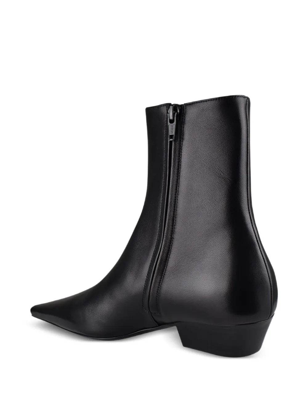 Saint Laurent Jill leren laarzen Zwart