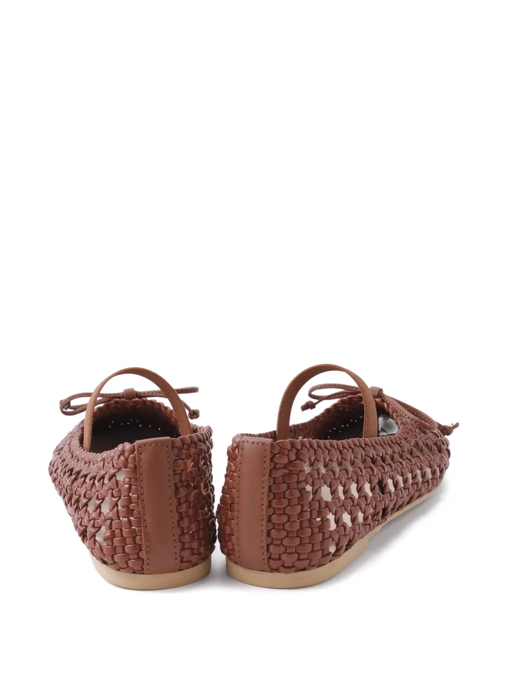 Florens slip-on woven ballerinas Bruin