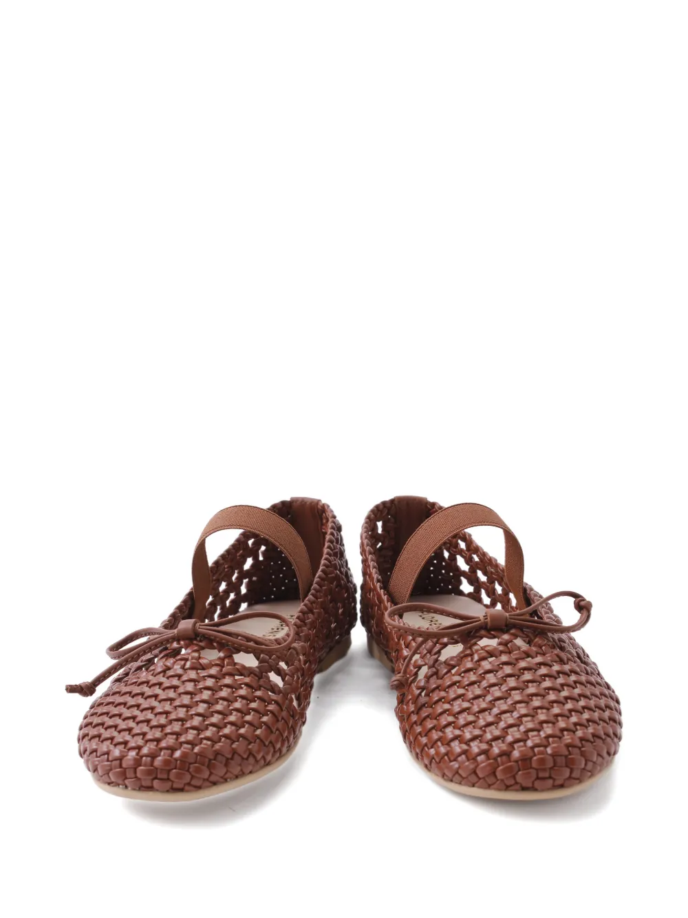 Florens slip-on woven ballerinas Bruin