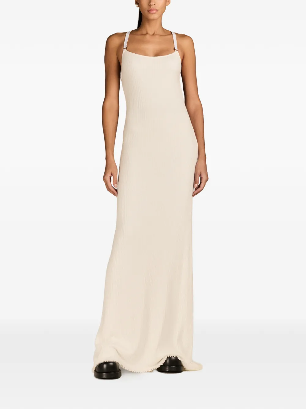 MARK-OFF Beverly long dress - Toni neutri