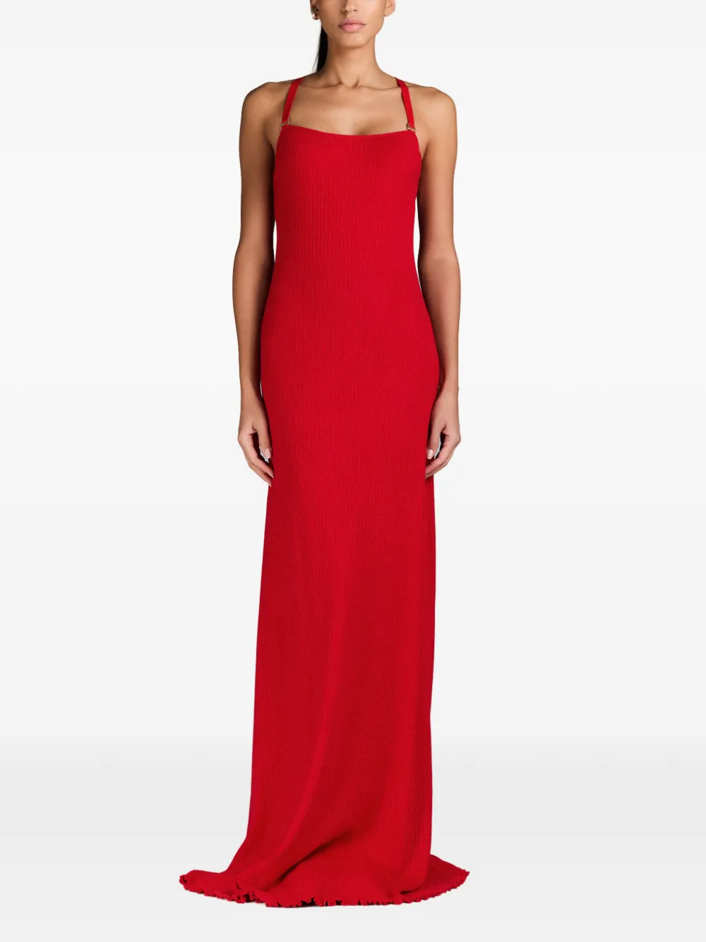 MARK-OFF Beverly long dress - Rosso