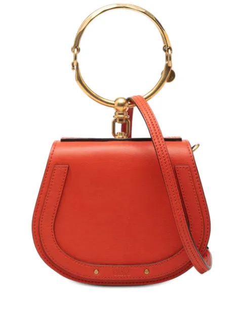 Chloé Pre-Owned bolsa satchel Nile pequeña de piel 2018