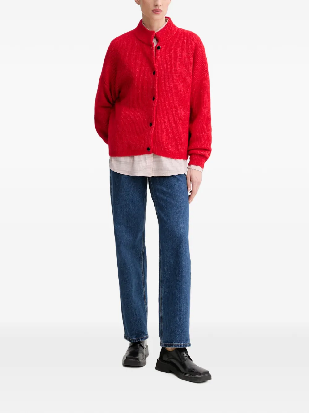 Gestuz AlphaGZ ruimvallend vest Rood