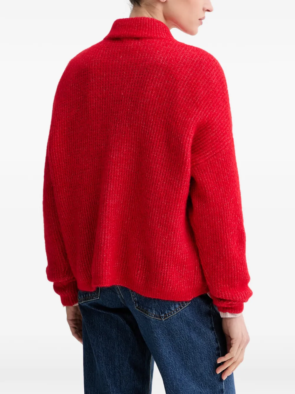 Gestuz AlphaGZ ruimvallend vest Rood