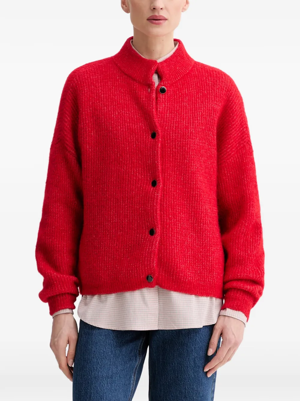 Gestuz AlphaGZ relaxed fit cardigan - Rot