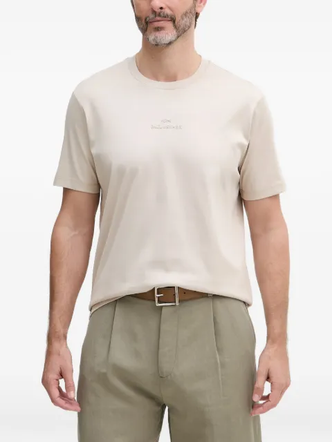 Paul & Shark logo-embroidered T-shirt