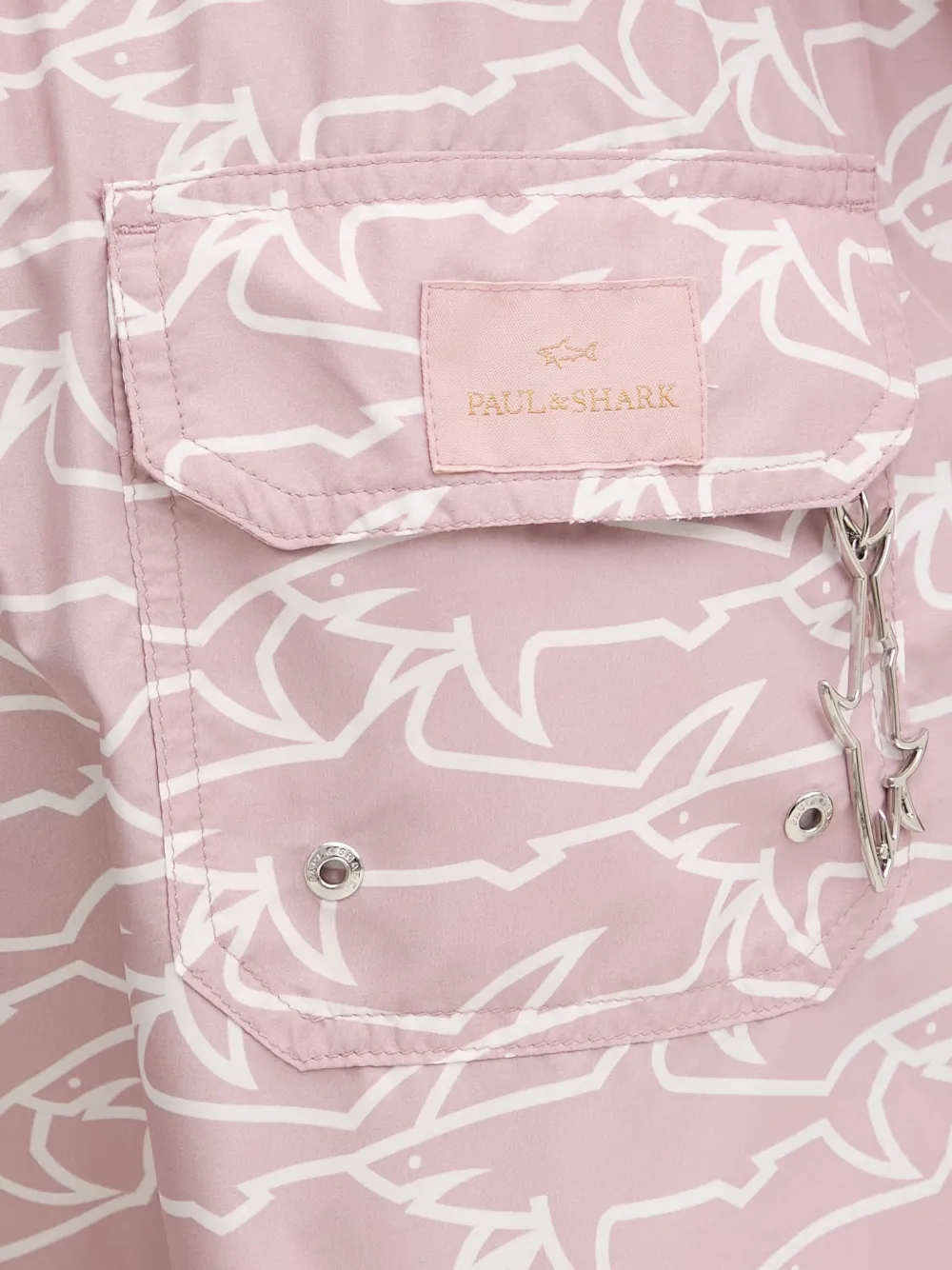 Paul & Shark Zwembroek met trekkoord Roze