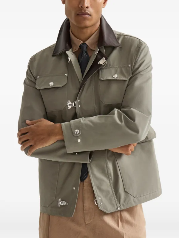 Brunello Cucinelli water-resistant Techno Cotton Gabardine