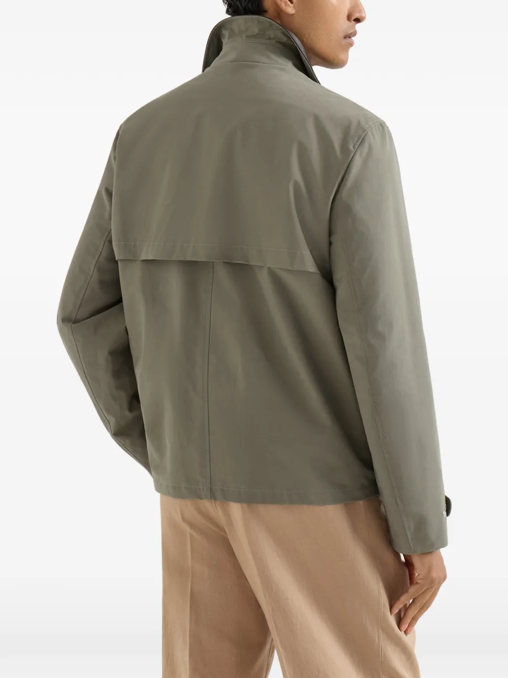 Brunello Cucinelli water-resistant Techno Cotton Gabardine