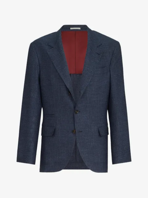 Brunello Cucinelli Prince of Wales deconstructed blazer