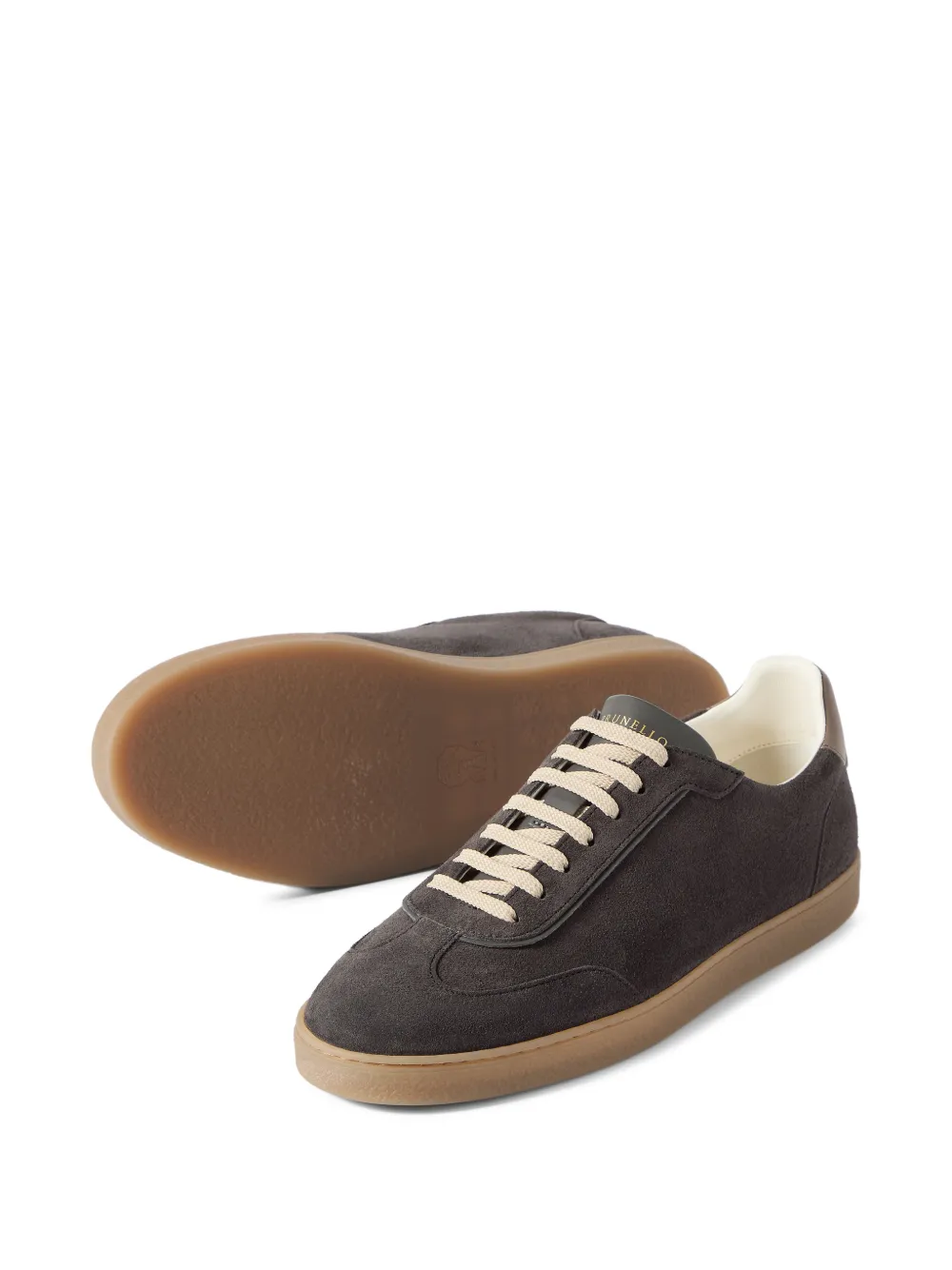 Brunello Cucinelli Suède sneakers Zwart