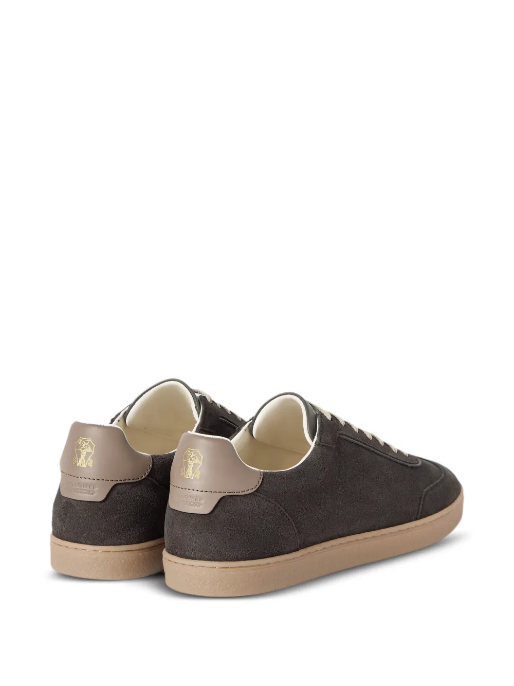 Brunello Cucinelli Suède sneakers Zwart