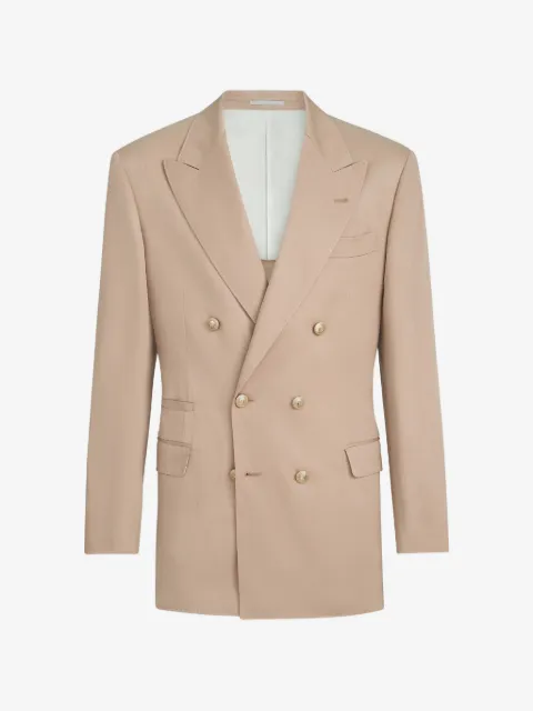 Brunello Cucinelli one-and-a-half breasted tailor blazer