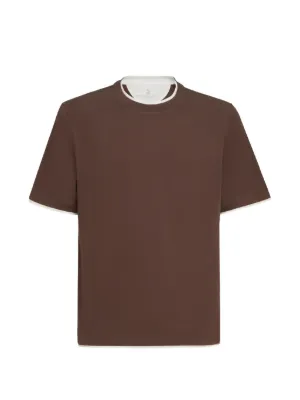 Maison Margiela Embroidered Logo T-shirt | Red | FARFETCH OM