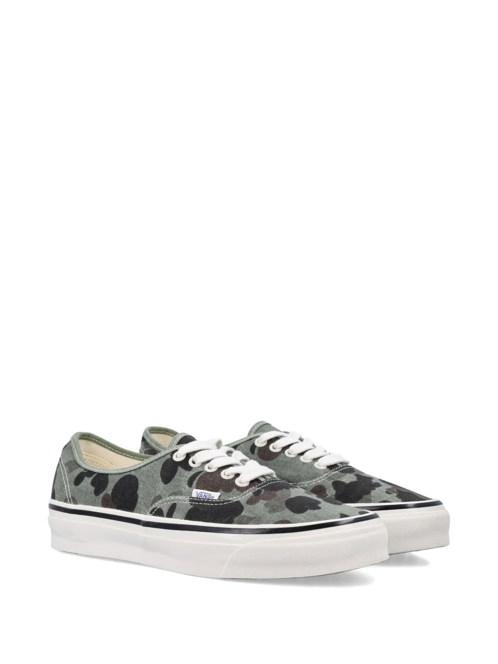Vans Premium Authentic camouflage sneakers Groen