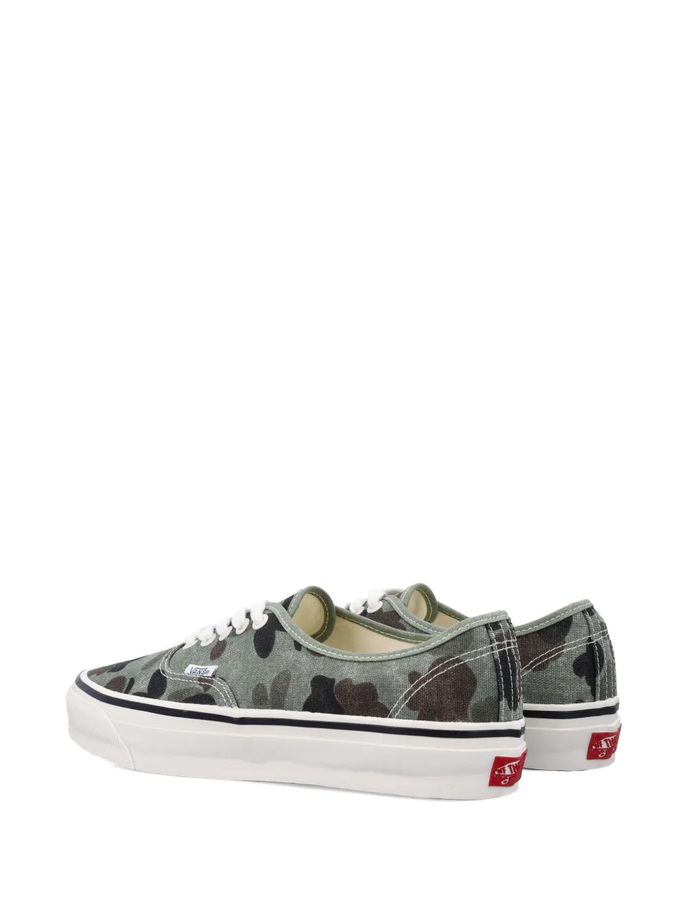 Vans Premium Authentic camouflage sneakers Groen