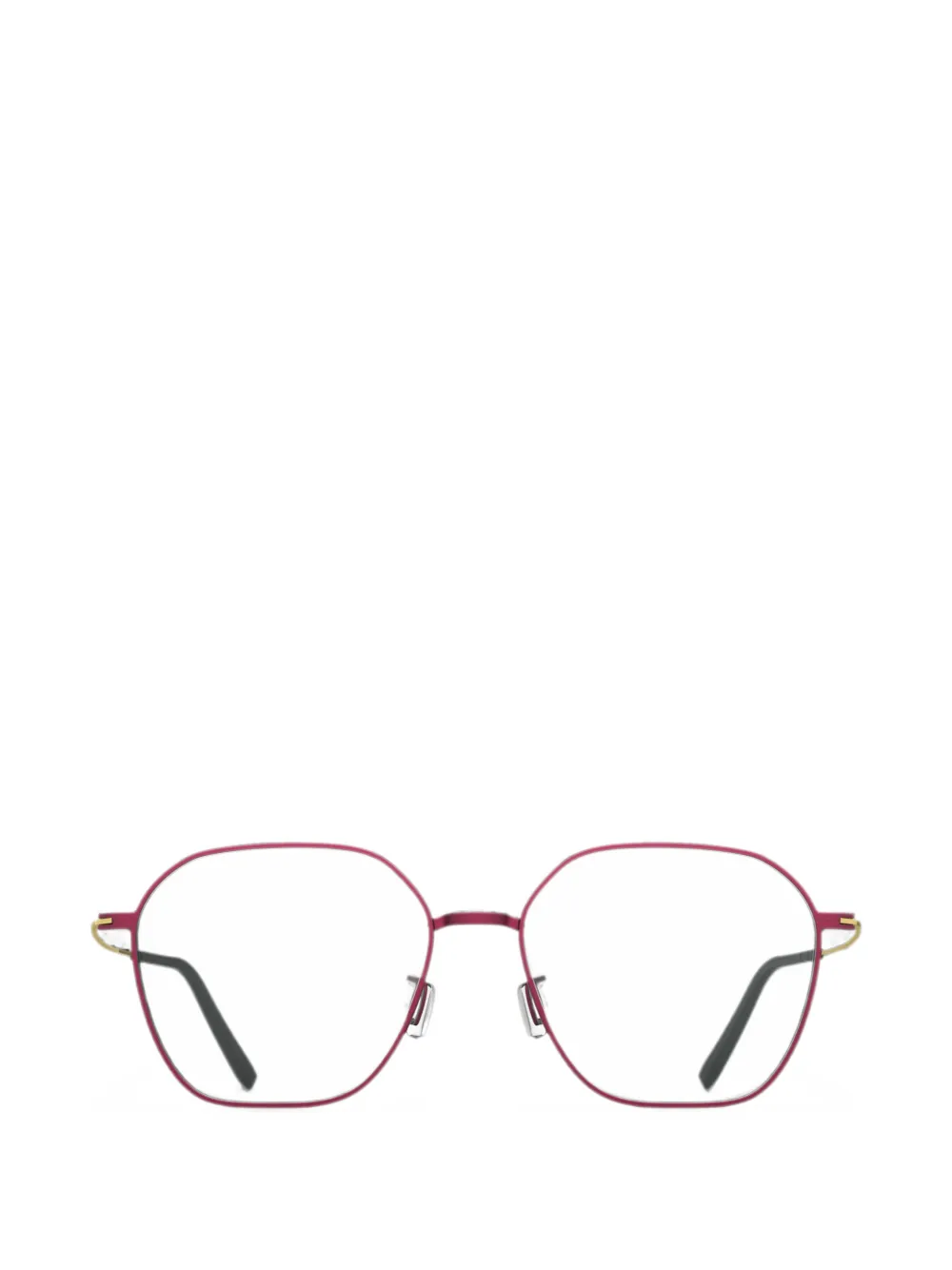 Blackfin Solana geometric-frame glasses - Rosso