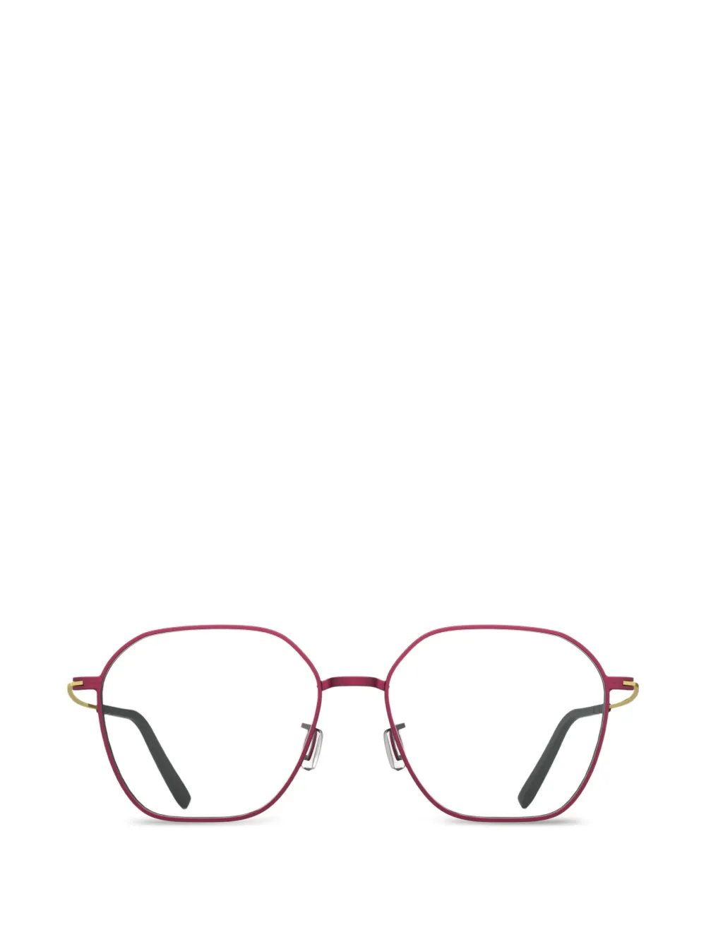 Blackfin Solana geometric-frame glasses - Rosso