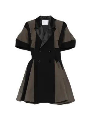 Sacai ストラップレス ミニドレス | ニュートラル | FARFETCH JP