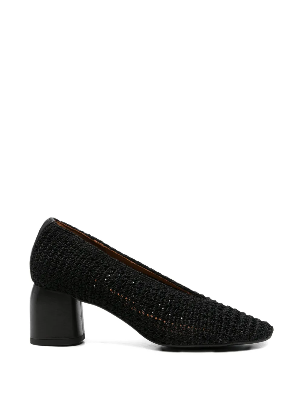 Ester round-toe pumps