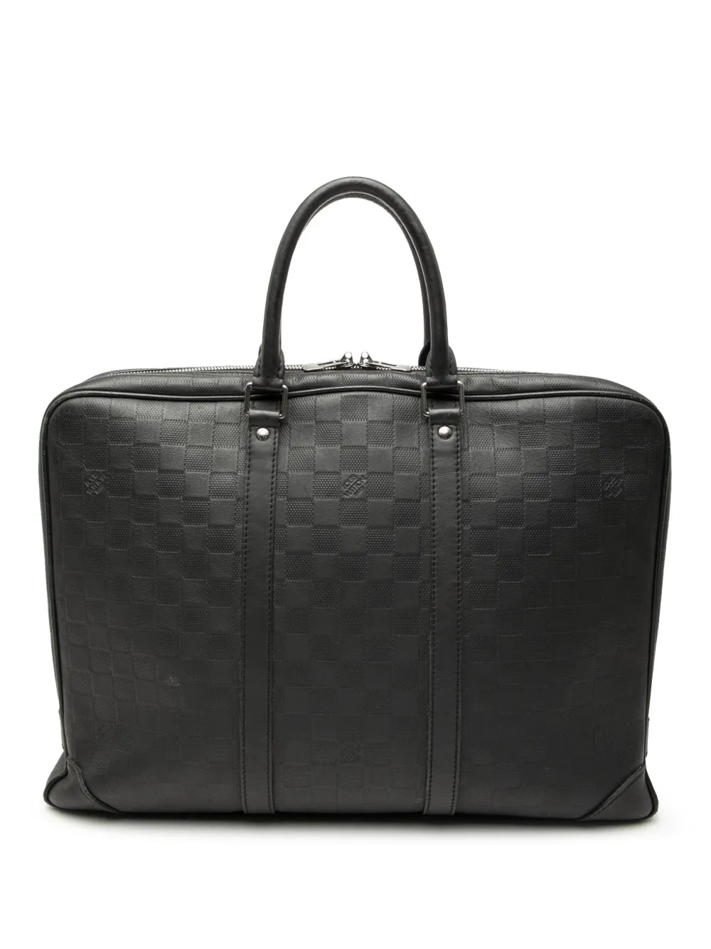 Louis Vuitton Pre-Owned 2012-2014 Damier Infini Porte-Documents Voyage business bag - Black