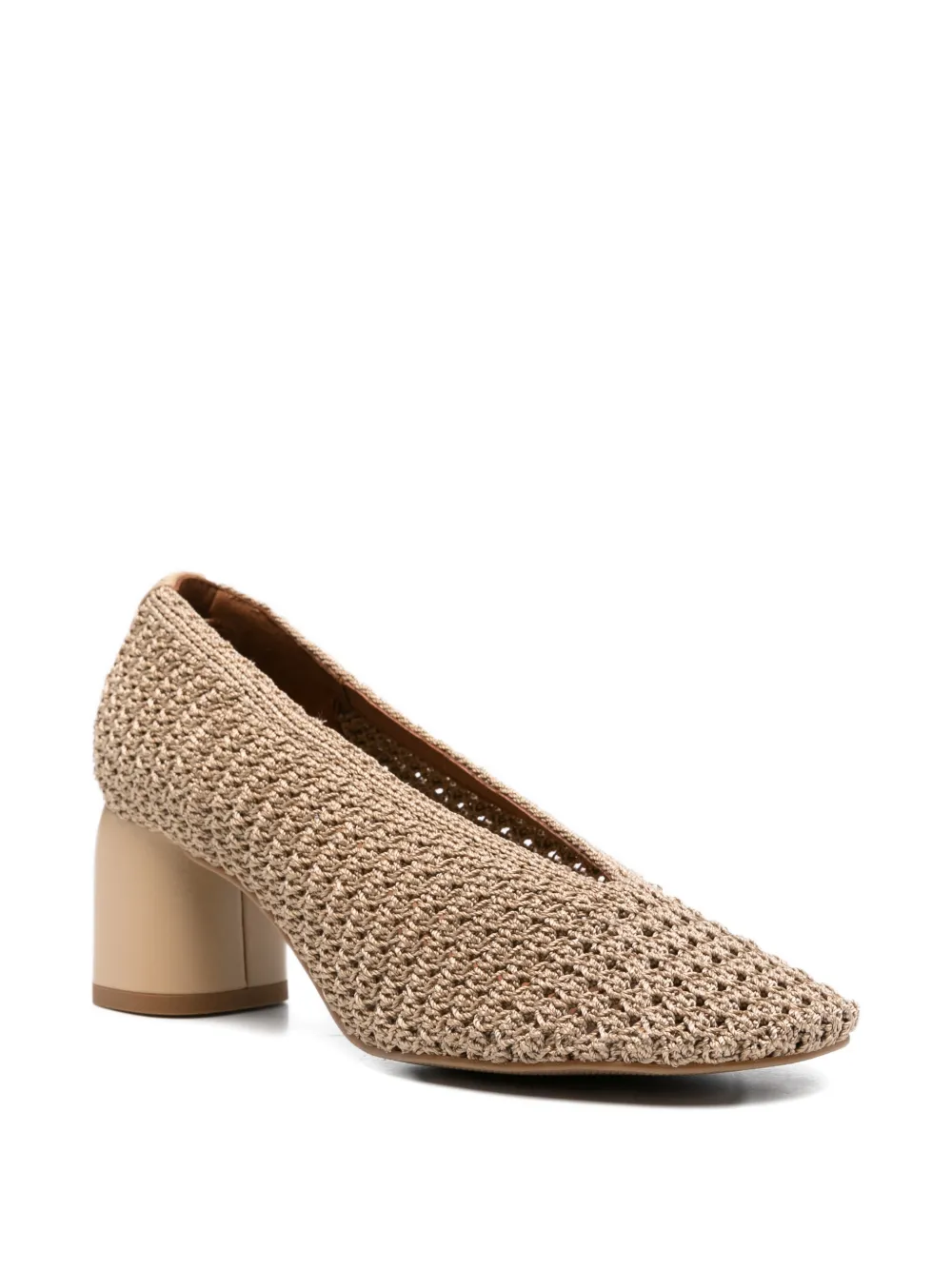 ANGEL ALARCON Ester pumps met ronde neus Beige