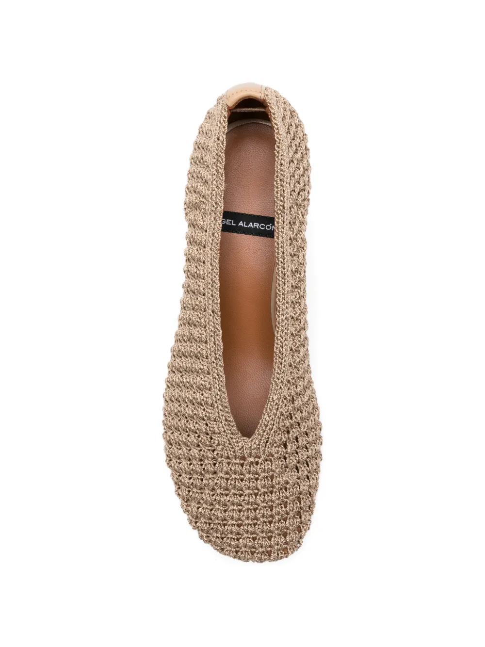 ANGEL ALARCON Ester pumps met ronde neus Beige