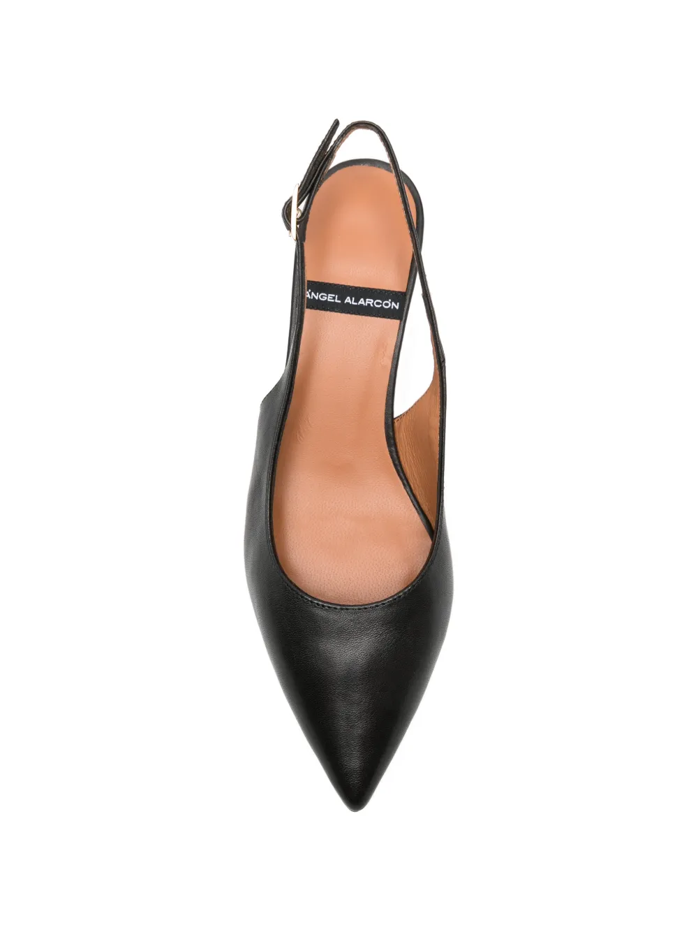 ANGEL ALARCON Suzanne pumps met puntige neus Zwart