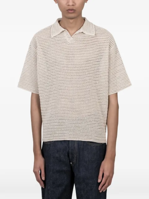Auralee Tussah polo shirt
