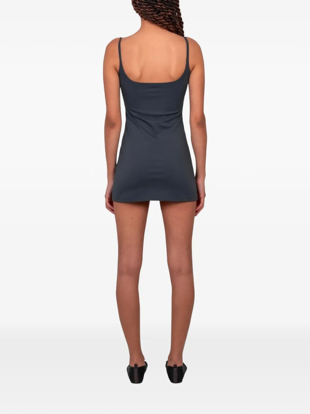 Gimaguas Lula spaghetti-strap Mini Dress | Grey | FARFETCH