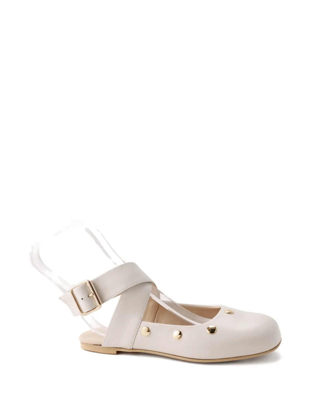 Florens studded ballerinas Beige