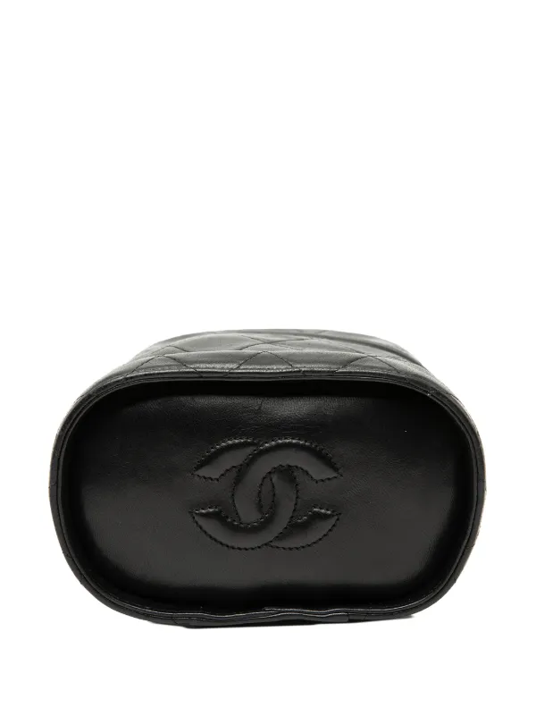 CHANEL Pre-Owned 1989-1991 マトラッセ ラムスキン タッセル